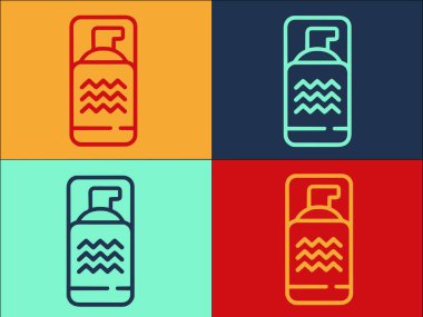 Kore Kozmetik Kremi Logo Şablonu, Kore Düz Simgesi, Krem, Kozmetik Koreli, Krem, Kozmetik