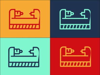 Laequipment Logo Şablonu, Sanayinin Basit Düz Simgesi, Mavi, Gökyüzü Endüstrisi, Mavi, Gökyüzü