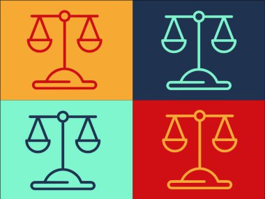 Kara para yargıcı logo şablonu, basit düz para ikonu, hukuk, mahkeme