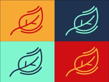 Yaprak Eko Doğa Logo Şablonu, Basit Doğal, Doğa, Eko Simgesi