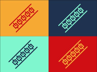 Liderli Şerit Teyp Logo Şablonu, Lider, Şerit, Teyp Basit Düz Simgesi