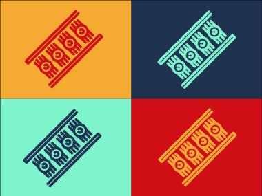 Lider Çizgili Logo Şablonu, Lider, Işık, Enerji 'nin Basit Düz Simgesi