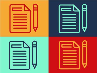 Harf İlişkisi Logo Şablonu, Basit Düz İlişki Simgesi, Mektup, Mesaj