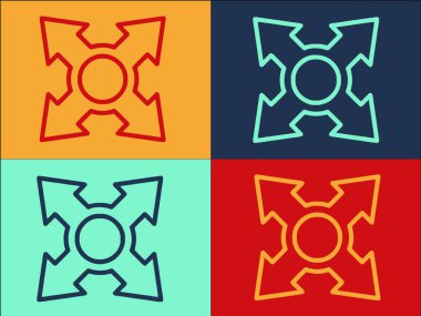 Yönetim Yönetmeni Logo Şablonu, Yönlendirme, İş, Başarı Basit Düz Simgesi