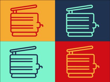 Üretim Sütü Logosu Şablonu, Süt, Fabrika, Endüstri Basit Düz Simgesi