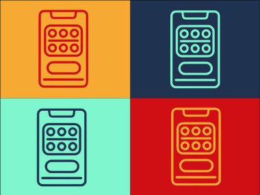 Tıbbi Uygulama Logosu Şablonu, Basit Düz Uygulama Simgesi, Akıllı Telefon, Tıbbi Şablon