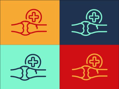 Tıbbi Kemik Bakımı Logo Şablonu, Basit Düz Kemik Simgesi, Tıbbi Bakım