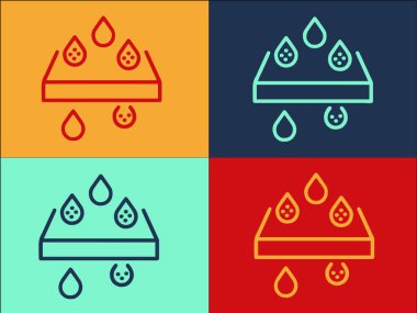 Tıbbi Dezenfeksiyon Logo Şablonunu Düşürdü, Tıbbın Basit Düz Simgesi, Düşürme, Sabun