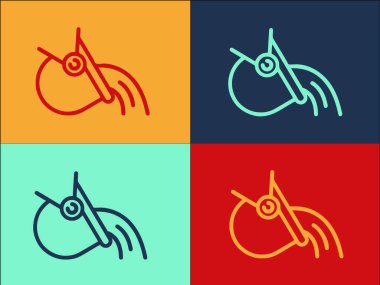 Metalürji Kazanı Logo Şablonu, Sanayinin Basit Düz Simgesi, Metal, Çelik