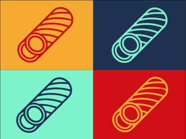 Metalürji Boş Boru Şablonu, Metalürjinin Basit Düz Simgesi, Endüstri, Endüstri