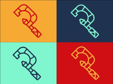 Mikrometre Logo Şablonu, Mikrometrenin Basit Düz Simgesi, Endüstri, Araç