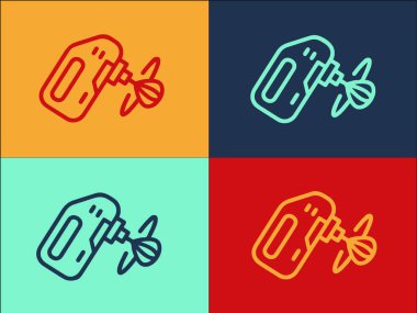 Karıştırıcı Aygıtı Logo Şablonu, Aygıtın Basit Düz Simgesi, Karıştırıcı, Ekipman