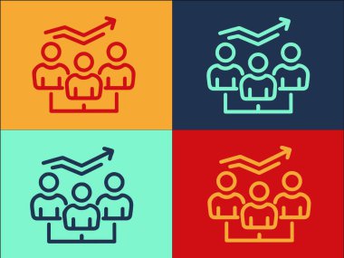 Para Yatırımcıları Logo Şablonu, Para, Yatırım, Yatırımcı Simgesi