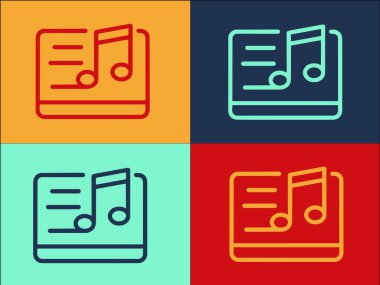 Müzik Düzenle Logo Şablonu, Müzik, Ses, Teknoloji Basit Düz Simgesi