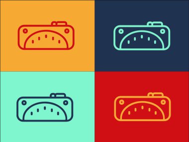 Çivi Lambası Logo Şablonu, Basit Düz Manikür Simgesi, Salon, Polonya