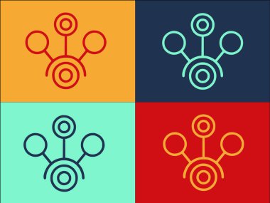 Dar Pazar Şablonu, Basit Düz Strateji Simgesi, Pazar, İş Dünyası