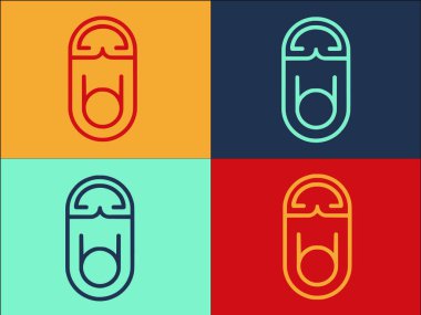 Yeni Doğan Bebek Logosu Şablonu, Yeni Doğanın Basit Düz Simgesi, Bebek, Yeni