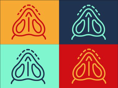 Burun Cerrahisi Logo Şablonu, Burun, Sağlık, Bakım Simgesi