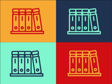 Ofis Dizinleri Logo Şablonu, Ofis, İş, Belge Basit Düz Simgesi