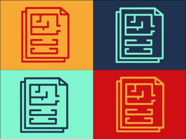 Sayfa Yeniden Tasarım Logo Şablonu, Yeniden Tasarımın Basit Düz Simgesi, Web Sitesi, Tasarım