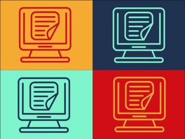 Sayfa Oku Ebook Logo Şablonu, Basit Düz Düz Ekonomi, Kitap, Teknoloji