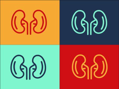 Ağrı Böbreği Logosu Şablonu, Ağrı, Hasta, Sırt
