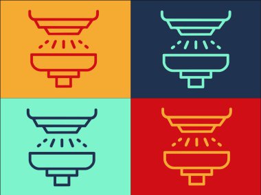 Kağıt Fabrikası Logo Şablonu, Basit Düz Kağıt Simgesi, Fabrika, Fabrika