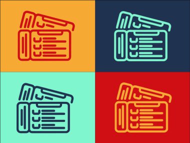 Yolcu Biletleri: Uçak Logosu Şablonu, Basit Düzey Simgesi, Tatil, Uçak