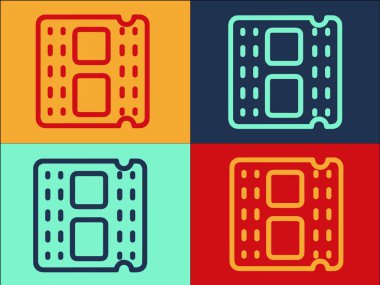 Pc İşlemci Logo Şablonu, İşlemcinin Basit Düz Simgesi, Pc, Teknoloji