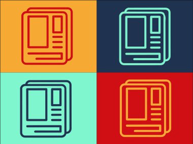 Kişisel Sayfa Arayüzü Logo Şablonu, Vektör, Arayüz, Resim Simgesi Basit Düz Simgesi