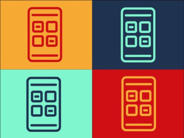 Telefon Kara Liste Logo Şablonu, Kara Liste Basit Düz Simgesi, Vektör, Sembol