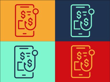 Telefon Malware Logo Şablonu, Virüs, Virüs, Virüs Yazılımının Basit Düz Simgesi