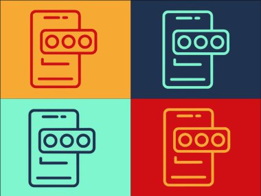 Telefon Parolası Logo Şablonu, Telefonun Basit Düz Simgesi, Güvenlik, Parola