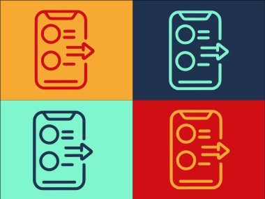 Telefon Yanıtı Logo Şablonu, Basit Düz Yanıt Simgesi, Telefon, Cep Telefonu