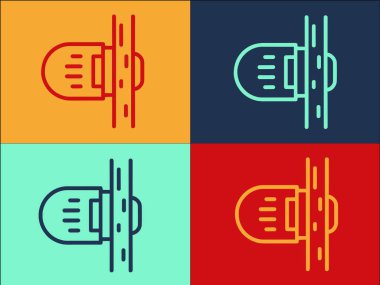 Havuz Pompası Logo Şablonu, Pompa, Havuz, Su Simgesi Basit Düz Simgesi