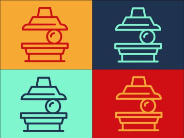 Press Machine Aracı Logo Şablonu, Makine, Basın, Endüstri Basit Düz Simgesi