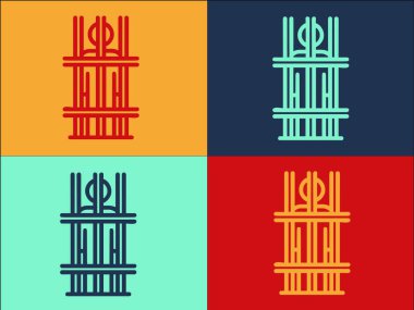 Hapishane Kaçak Göçmen Logosu Şablonu, Cezaevi, Çit, Göçmenlik Simgesi