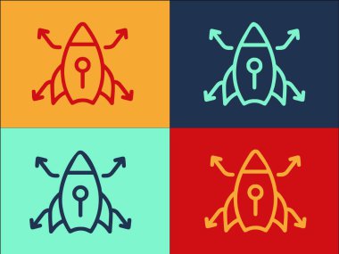 İlerleme Fırsatı Logo Şablonu, Basit Düz İş Simgesi, Başarı, Fırsat