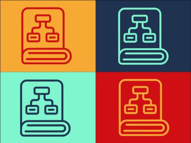 Proje Gerçekleştirme Logosu Şablonu, Proje, İş ve Kavram 'ın Basit Düz Simgesi