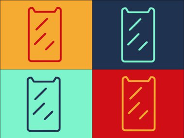 Koruma Ekranı Logosu Şablonu, Yapıştırma, Ekran ve Korunma Simgesi