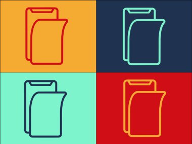 Koruyucu Telefon Logo Şablonu, Ekranın Basit Düz Simgesi, Koruyucu, Ekran