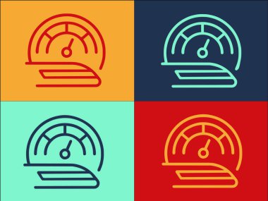 Kamu Hızlı Treni Logo Şablonu, Demiryolu, Seyahat, Demiryolu Basit Düz Simgesi