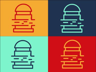 Pompa Logo Şablonu, Pompa, Enerji, Sistem Basit Düz Simgesi