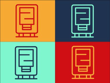 Otomat Logosunun Satın Alma Şablonu, Satış, Makine, Gıda Basit Düz Simgesi