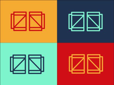 Çiftlik Kapıları Logo Şablonu, Basit Düz Çiftlik Simgesi, Çiftlik, Ahşap