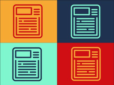 Geri Dönüşüm Gazetesi Logo Şablonu, Basit Düz Geri Dönüşüm Simgesi, Gazete, Kağıt