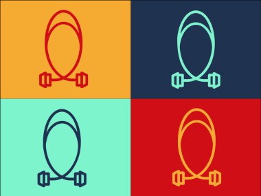 Buzdolabı Araç Logosu Şablonu, Teçhizatın Basit Düz Simgesi, Onarım, Aracı