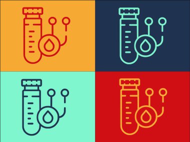 Düzenli Ürünler Kaliteli Test Tüpü Logosu Şablonu, Basit Düzey Düzenleme, Kalite, Ürün Simgesi