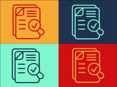 Düzenli Ürünler Arama Şablonu, Düzenlemenin Basit Düz Simgesi, Arama, İş