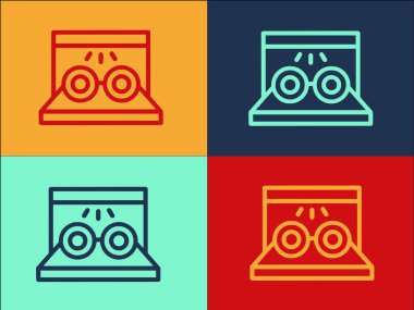 Bulaşık makinesi ısıtıcısı logo şablonu, basit tamir ikonu, bulaşık makinesi, ısıtıcı.